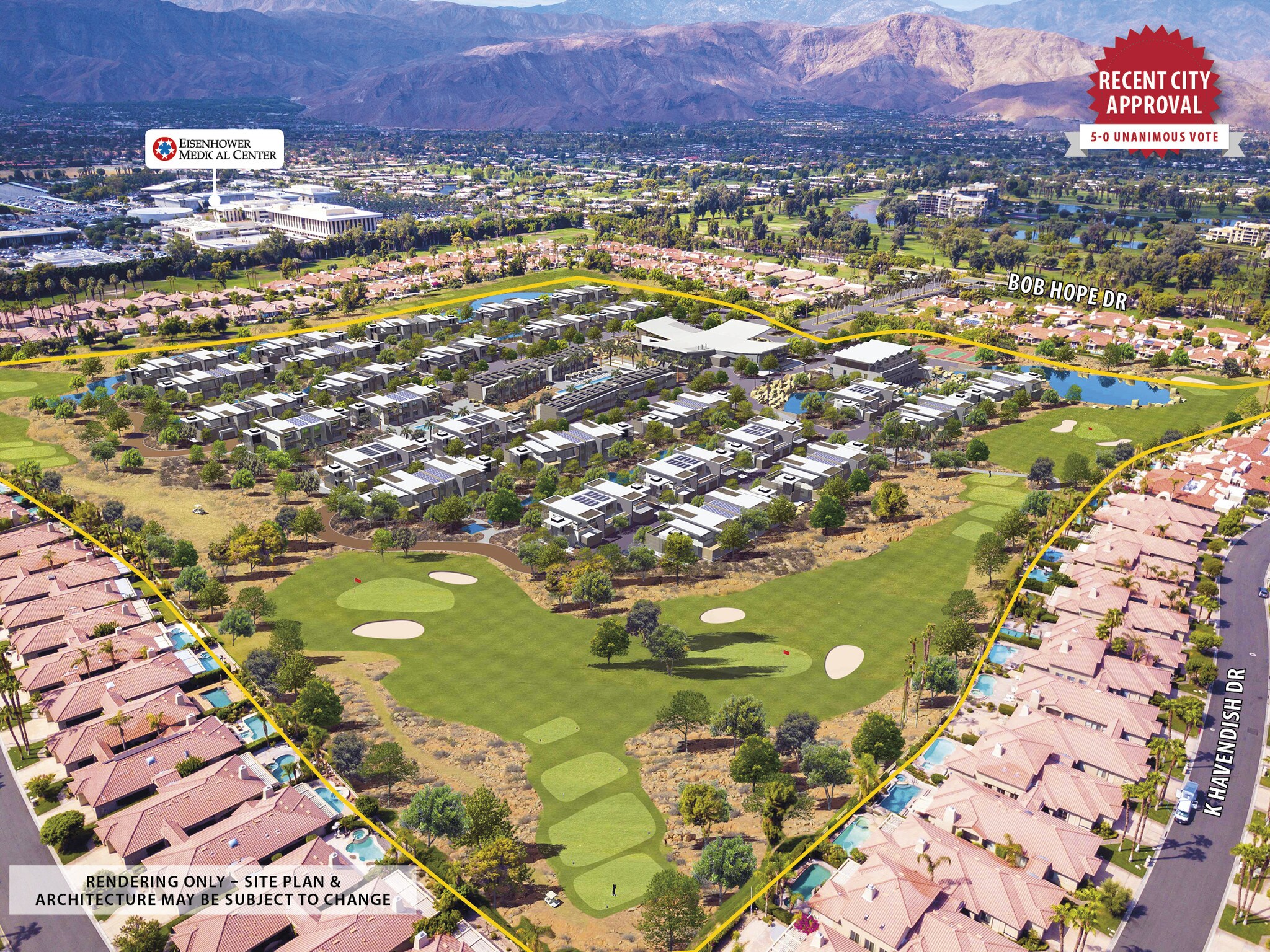 Bob Hope Dr, Rancho Mirage, CA for sale Aerial- Image 1 of 1