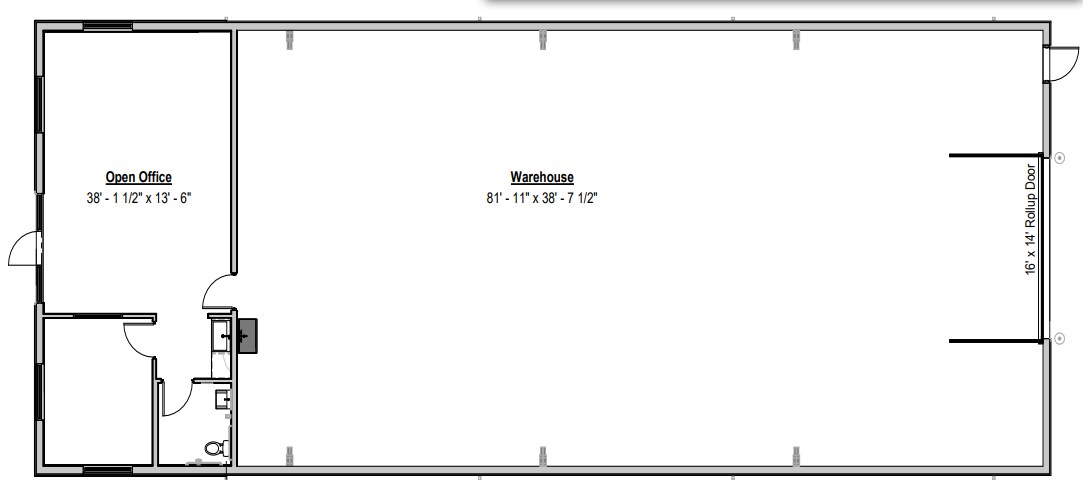 7532 County Road 202, McKinney, TX for lease Floor Plan- Image 1 of 3