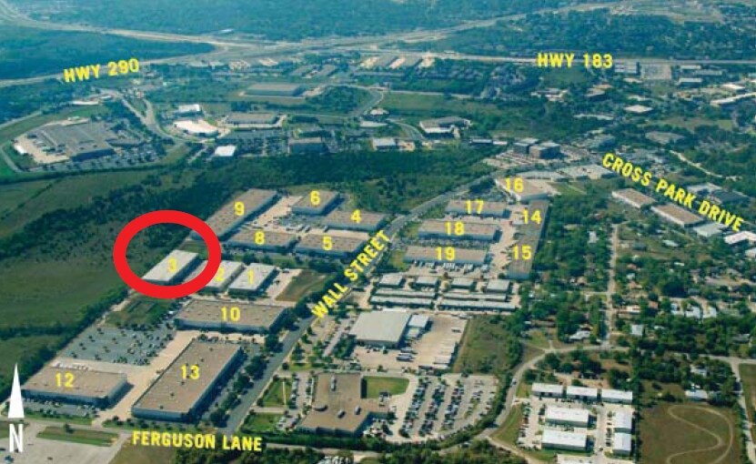 8901 Wall St, Austin, TX for lease - Aerial - Image 2 of 5