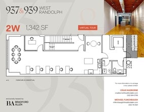 937-939 W Randolph St, Chicago, IL for lease Floor Plan- Image 1 of 5