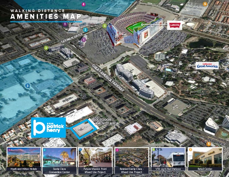 2901-2929 Patrick Henry Dr, Santa Clara, CA for lease - Aerial - Image 3 of 13