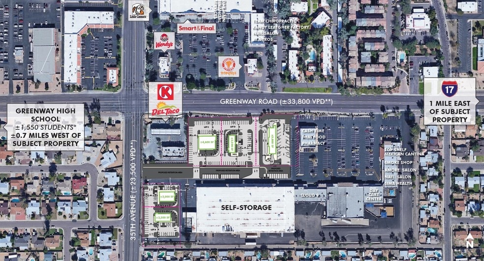 3301-3361 W Greenway Rd, Phoenix, AZ for lease - Primary Photo - Image 2 of 2