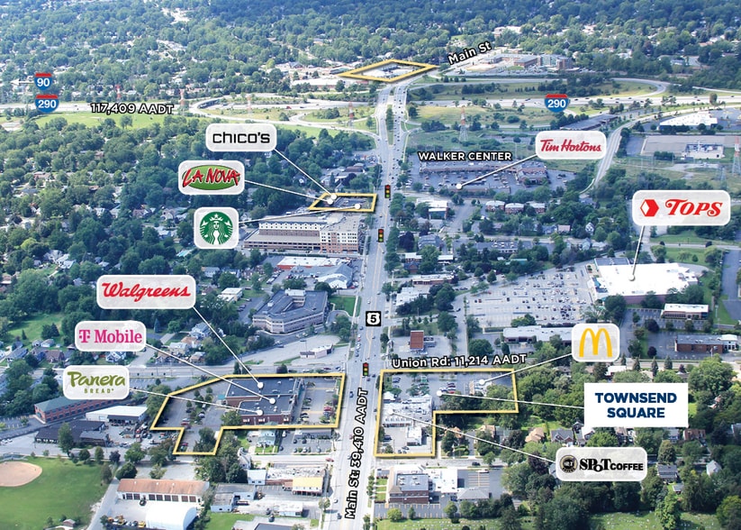 5316-5330 Main St, Williamsville, NY for lease - Aerial - Image 2 of 5