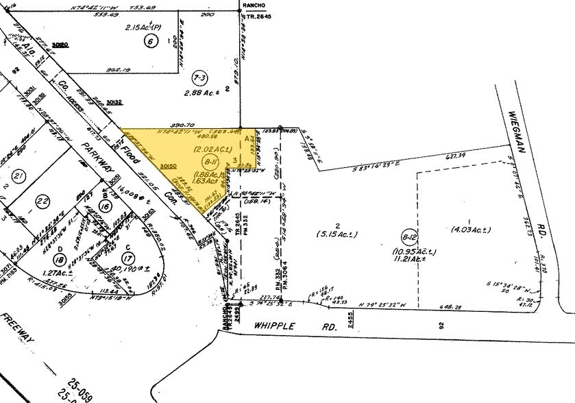 30158 Industrial Pky SW, Hayward, CA for sale - Plat Map - Image 2 of 5