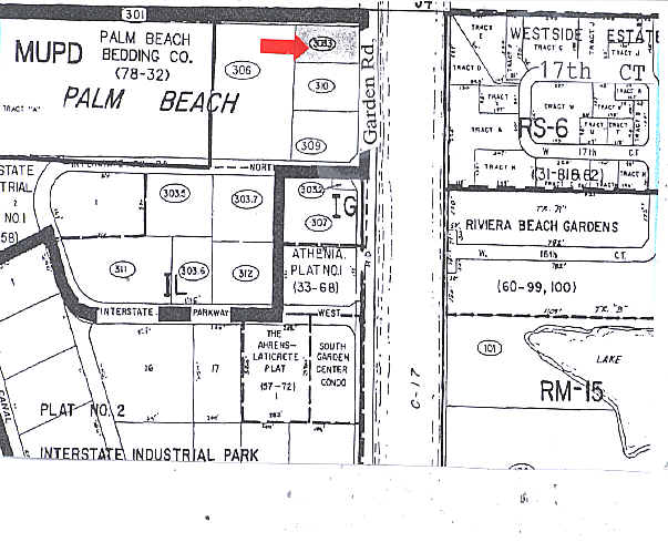 6985 Garden Rd, Riviera Beach, FL for lease - Plat Map - Image 2 of 7