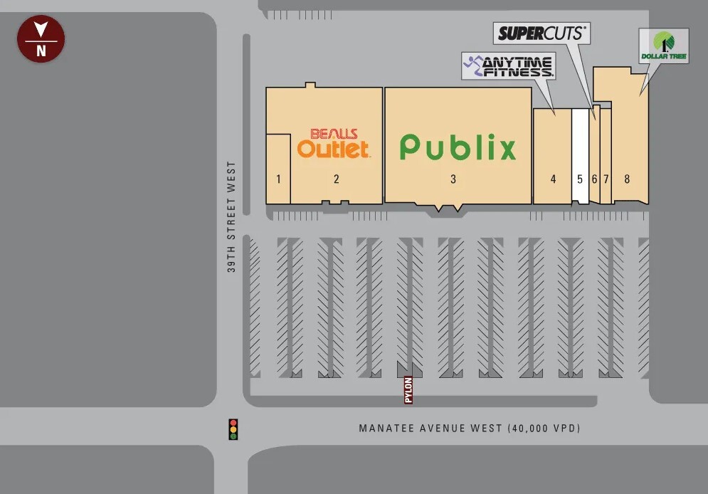 3909 Manatee Ave W, Bradenton, FL for lease Site Plan- Image 1 of 1