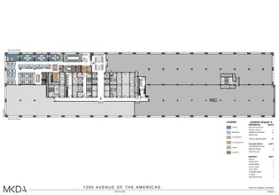 1290 Avenue of the Americas, New York, NY for lease Floor Plan- Image 2 of 2