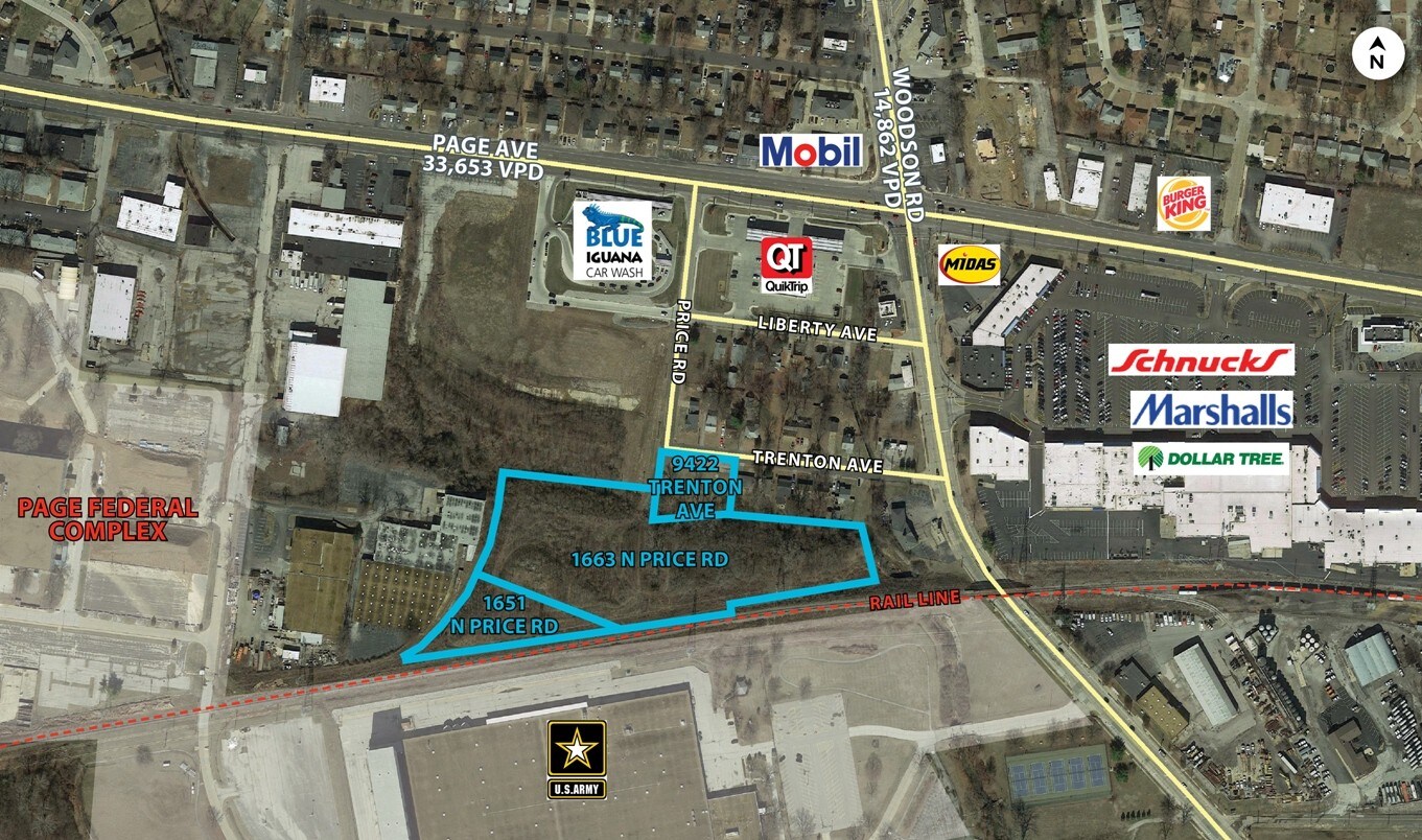 1663 N Price Rd, Saint Louis, MO for sale Aerial- Image 1 of 1