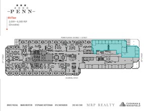 2000 Pennsylvania Ave NW, Washington, DC for lease Floor Plan- Image 2 of 2