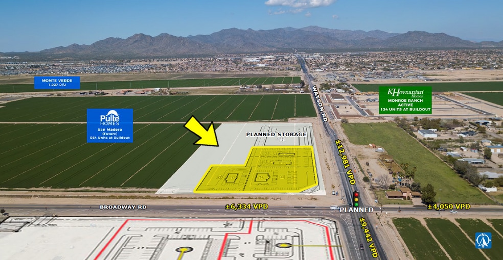NW Watson Rd & Broadway, Buckeye, AZ for sale - Building Photo - Image 1 of 4