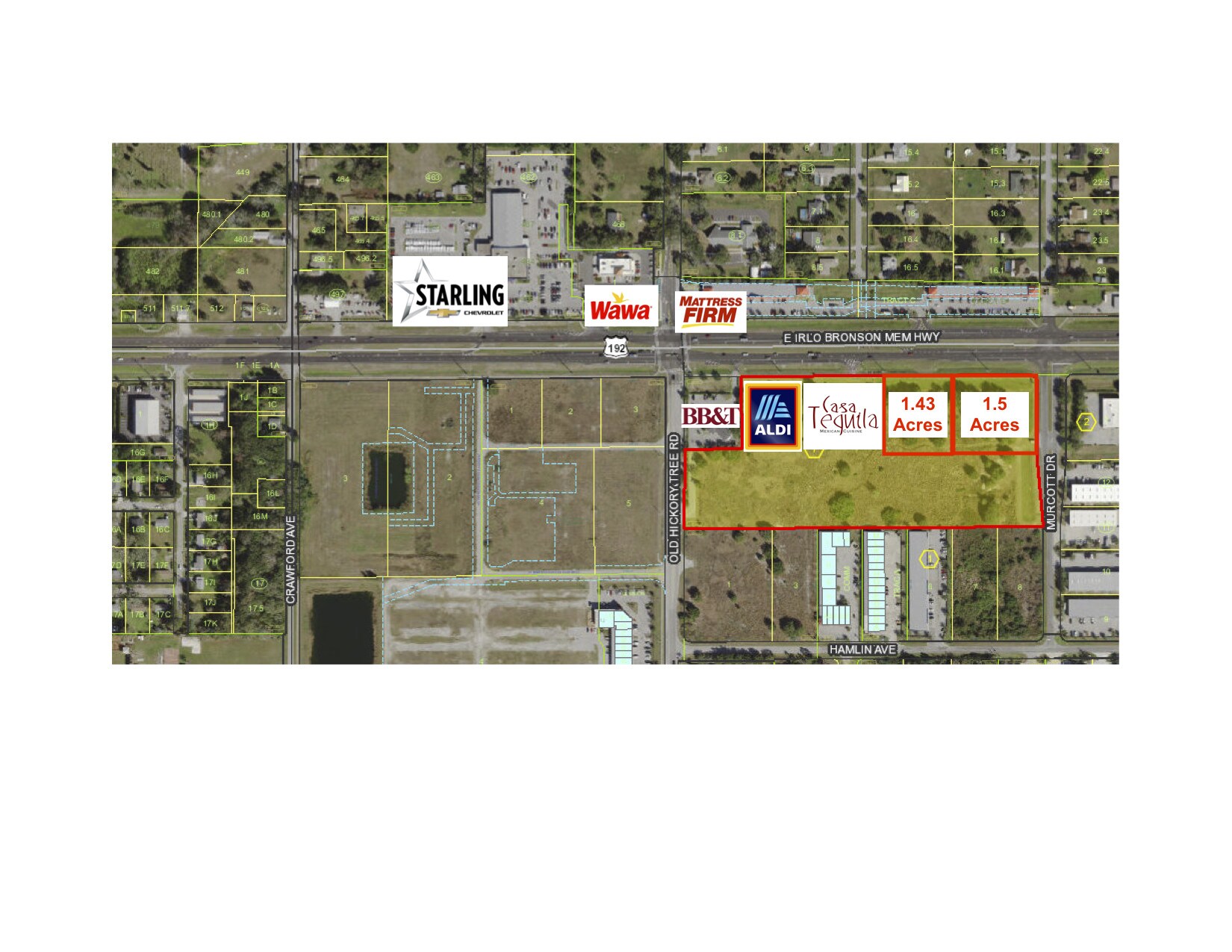 Irlo Bronson Memorial Hwy @ Murcott Dr, Saint Cloud, FL for sale Site Plan- Image 1 of 1