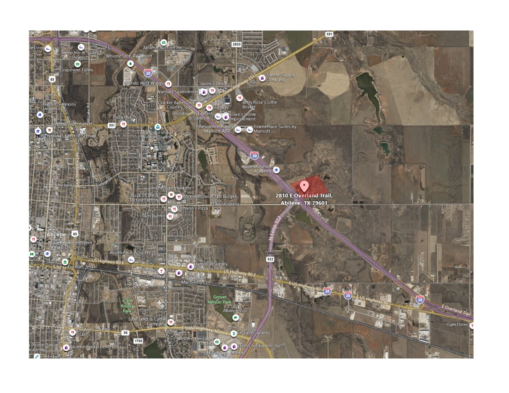 2810 E Overland Trl, Abilene, TX for sale Building Photo- Image 1 of 1