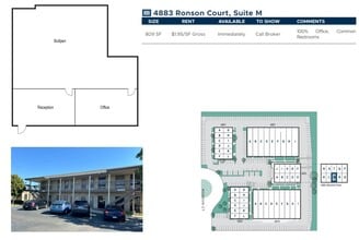 4883 Ronson Ct, San Diego, CA for lease Floor Plan- Image 2 of 2