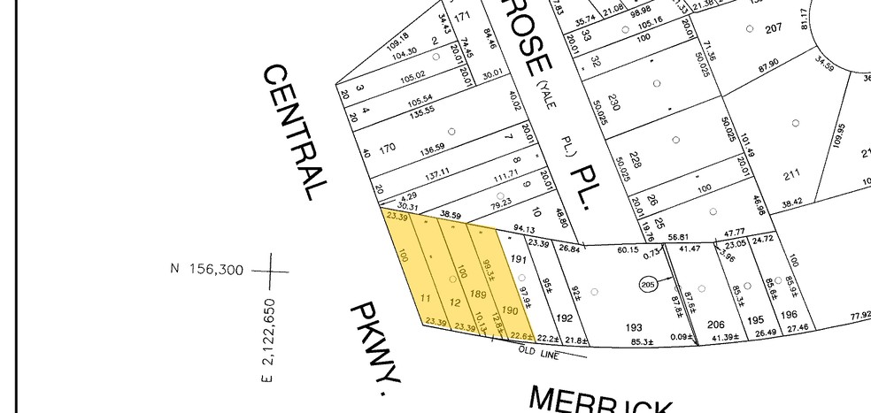 190-196 Merrick Rd, Merrick, NY for lease - Plat Map - Image 2 of 7