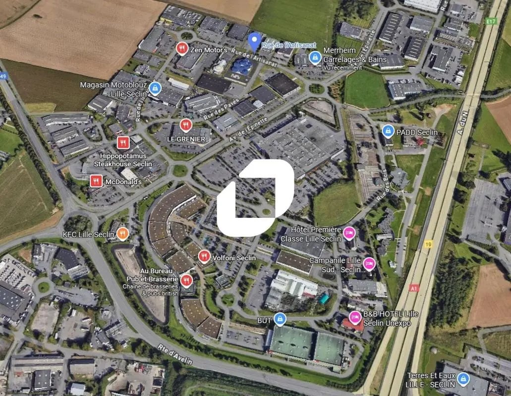 Rue De L'Artisanat, Seclin for lease Aerial- Image 1 of 2
