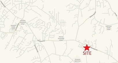 6777 Cleveland Rd, Clayton, NC - AERIAL  map view