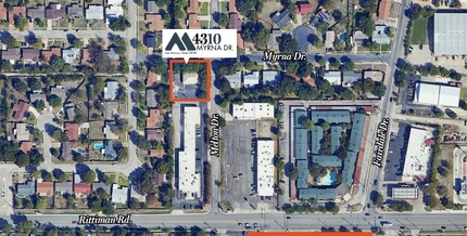 4310 Myrna Dr, San Antonio, TX - aerial  map view