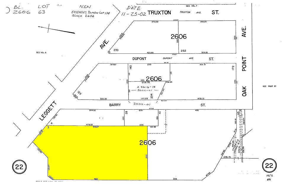1080 Leggett Ave, Bronx, NY for sale Plat Map- Image 1 of 1