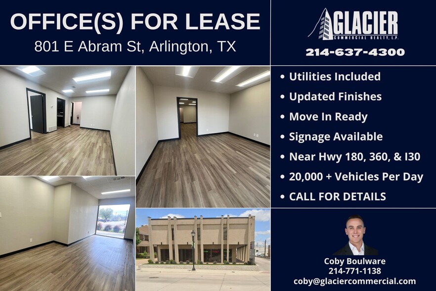 801 E Abram St, Arlington, TX for lease - Building Photo - Image 1 of 3