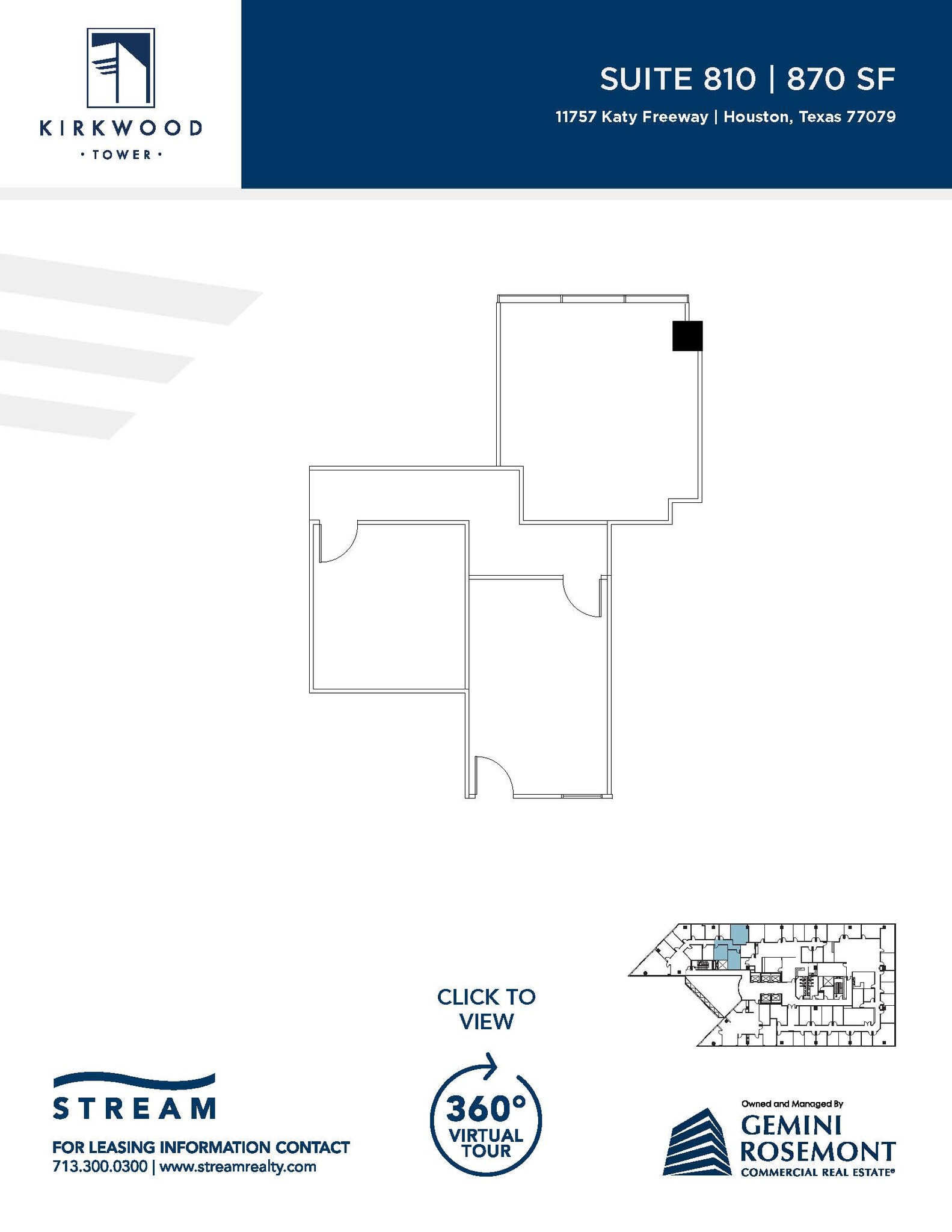 11757 Katy Fwy, Houston, TX for lease Floor Plan- Image 1 of 1