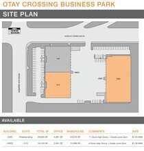 2340 Enrico Fermi Dr, San Diego, CA for lease Site Plan- Image 2 of 2