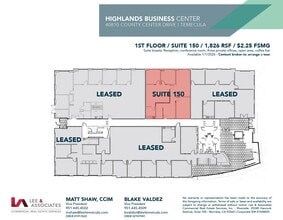 40810 County Center Dr, Temecula, CA for lease Floor Plan- Image 1 of 1