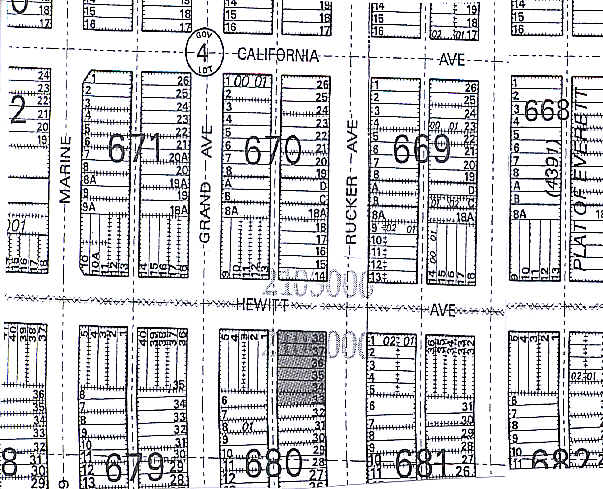 2900-2902 Rucker Ave, Everett, WA for sale Plat Map- Image 1 of 1