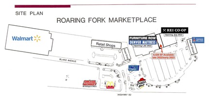 3216 S Glen Ave, Glenwood Springs, CO for lease Site Plan- Image 1 of 1