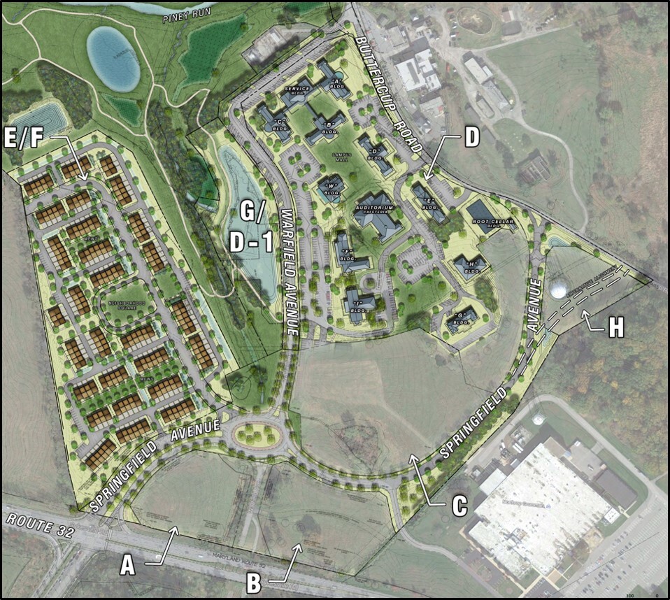 Warfield at Historic Sykesville Land portfolio of 4 properties for sale on LoopNet.com Site Plan- Image 1 of 2