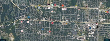 10401 E US Highway 24, Independence, MO - aerial  map view