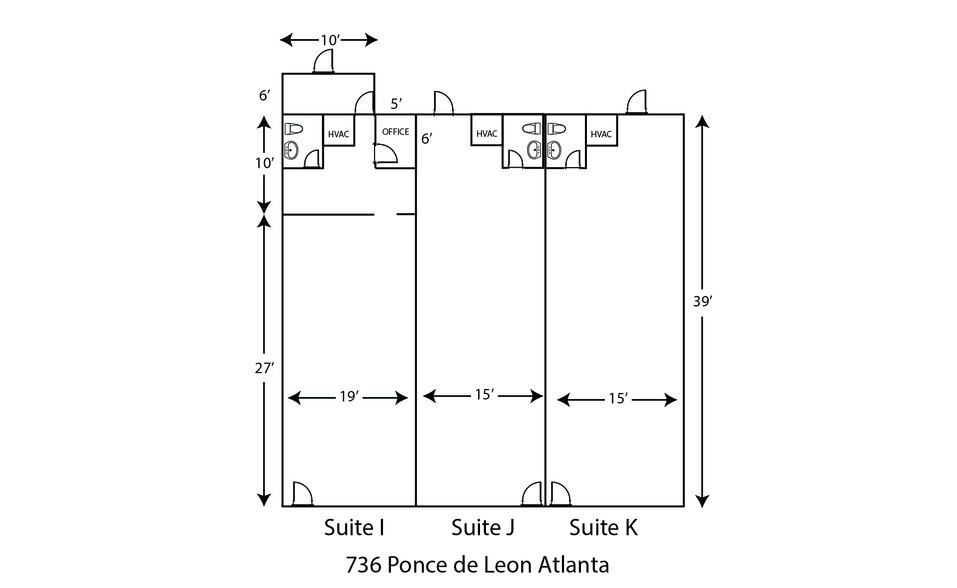 736 Ponce de Leon Ave NE, Atlanta, GA for lease - Building Photo - Image 3 of 5