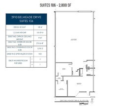 2910 Belmeade Dr, Carrollton, TX for lease Floor Plan- Image 1 of 1