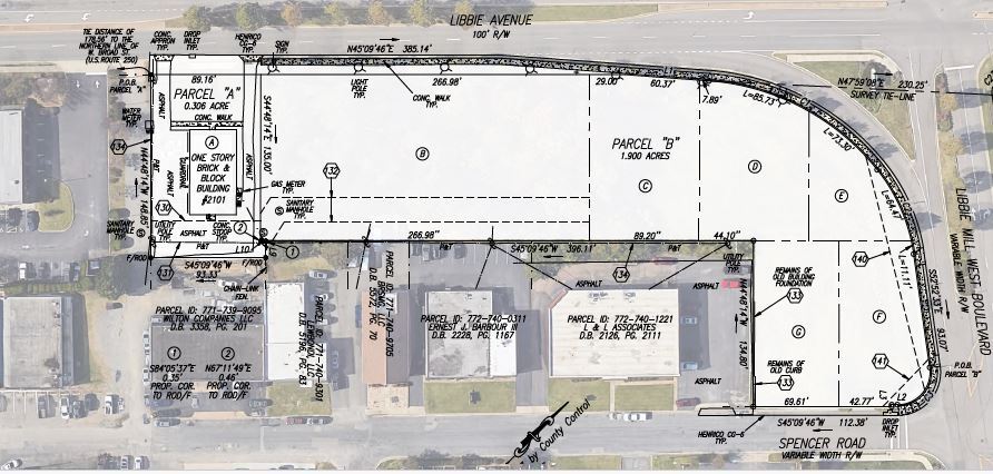 Libbie Avenue near West Broad St, Richmond, VA for lease - Plat Map - Image 2 of 2