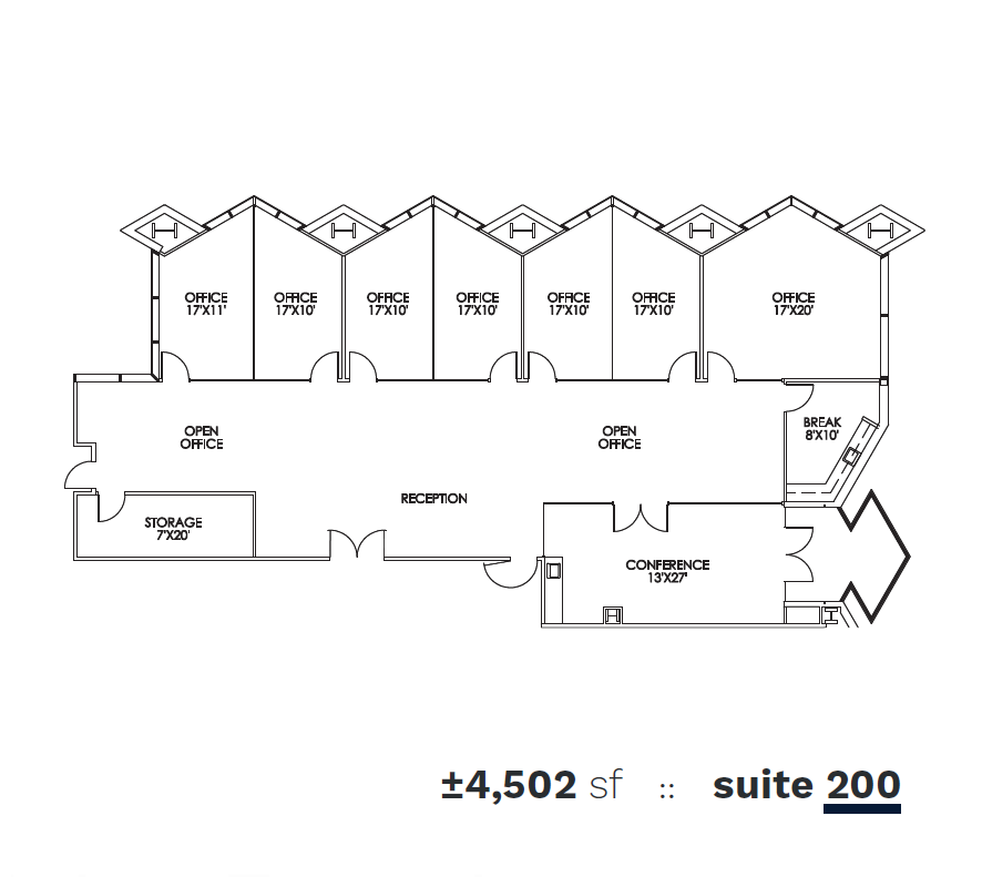 333 W San Carlos St, San Jose, CA for lease Floor Plan- Image 1 of 1