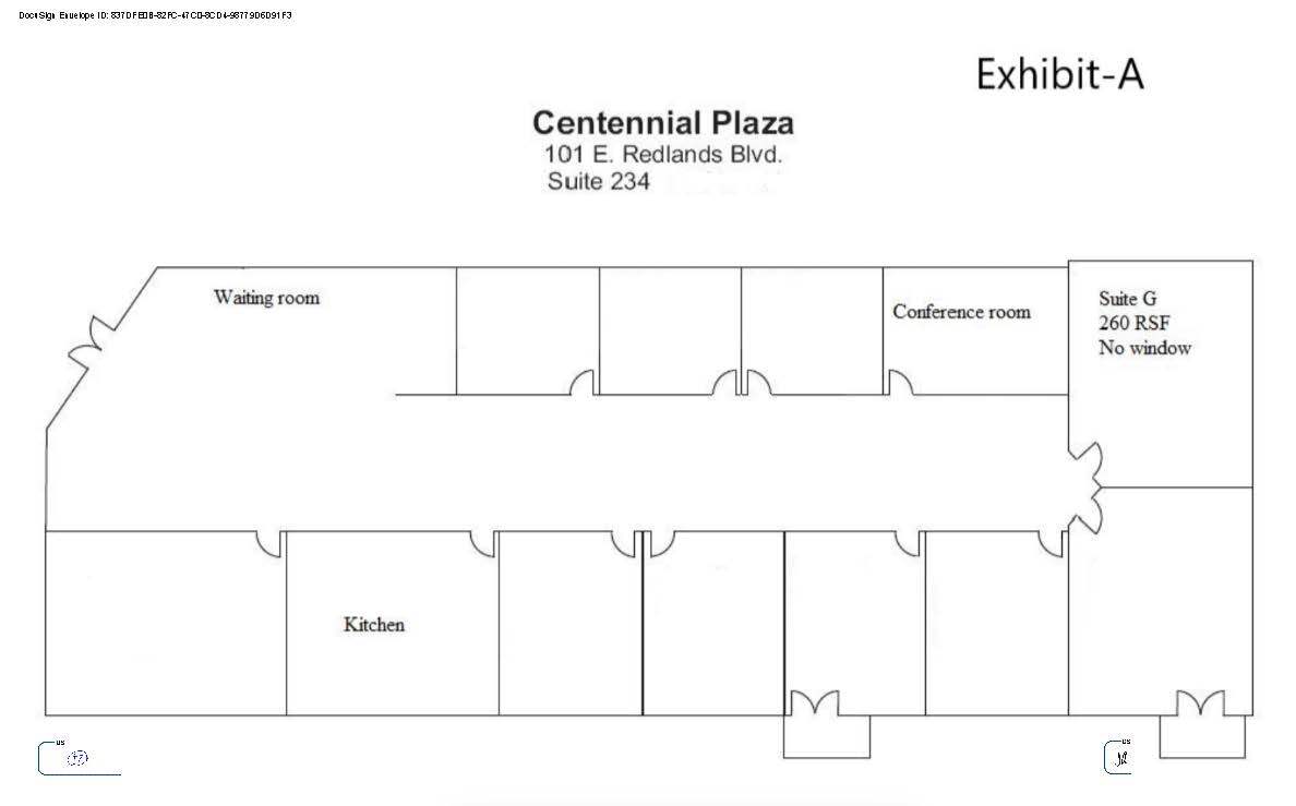 101 E Redlands Blvd, Redlands, CA for lease Floor Plan- Image 1 of 1