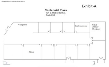 101 E Redlands Blvd, Redlands, CA for lease Floor Plan- Image 1 of 1