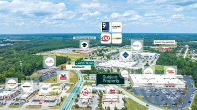 110 N Beltline Dr, Florence, SC - AERIAL map view