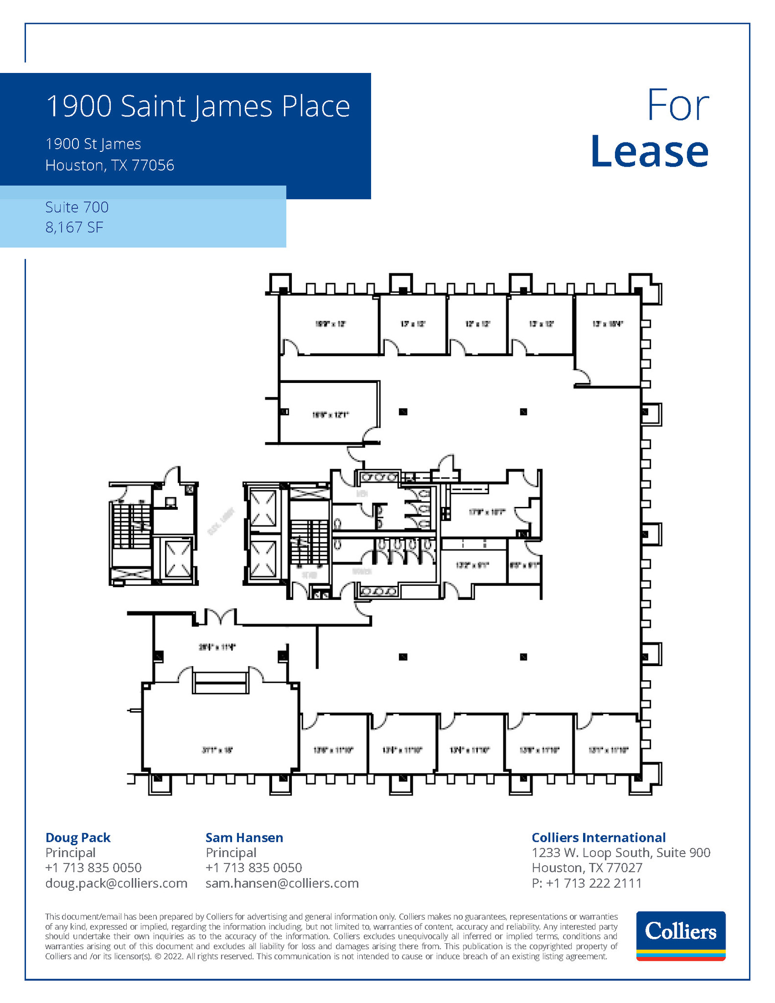 1900 St James Pl, Houston, TX for lease Floor Plan- Image 1 of 1