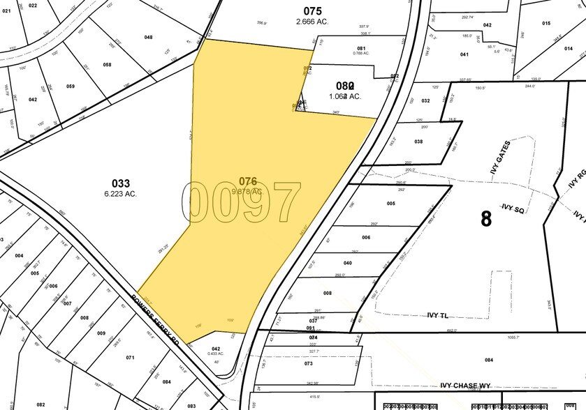 3700-3802 Roswell Rd NE, Atlanta, GA for lease - Plat Map - Image 2 of 5