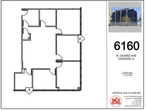 6160 N Cicero Ave, Chicago, IL for lease Floor Plan- Image 1 of 8