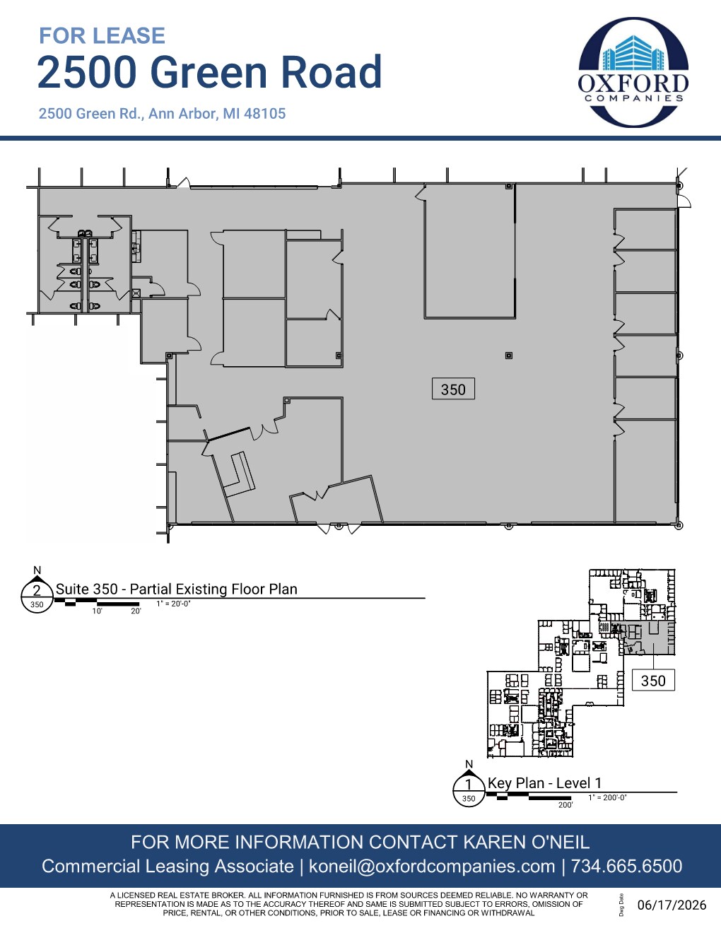 2500 Green Rd, Ann Arbor, MI for lease Floor Plan- Image 1 of 1