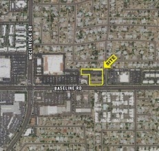 1840-1844 E Baseline Rd, Tempe, AZ - AERIAL  map view