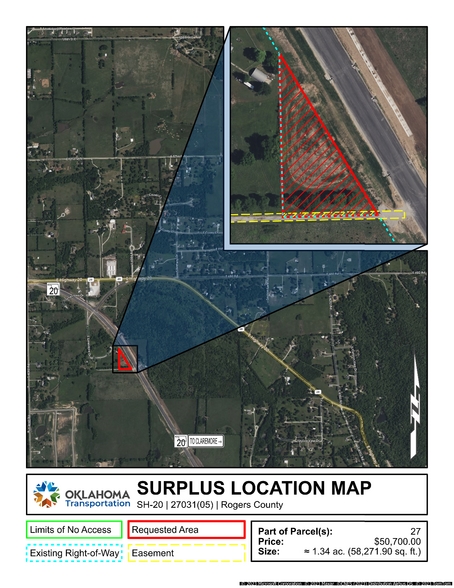 SH-20, Claremore, OK for sale - Primary Photo - Image 1 of 1