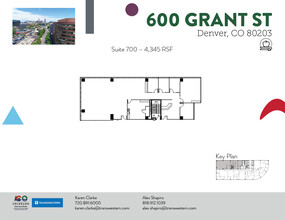 600 Grant St, Denver, CO for lease Floor Plan- Image 2 of 3