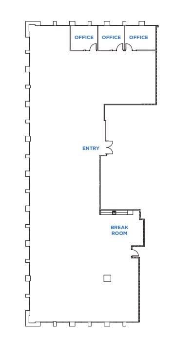 75 E Santa Clara St, San Jose, CA for lease Floor Plan- Image 1 of 1