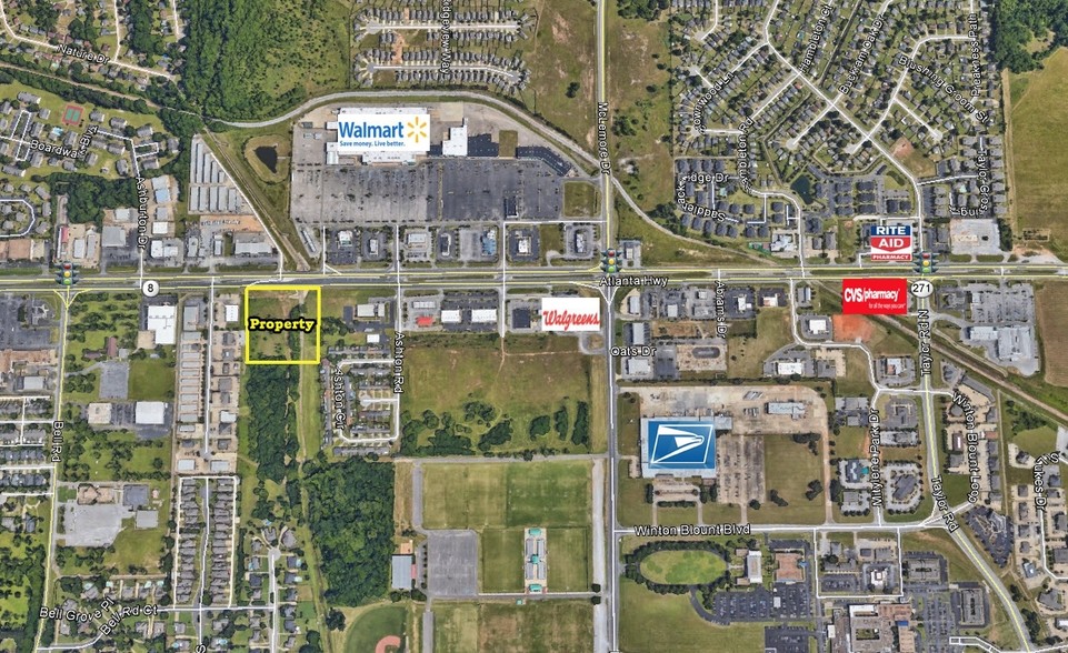 Commercial Lot Atlanta Hwy, Montgomery, AL for sale - Primary Photo - Image 1 of 1