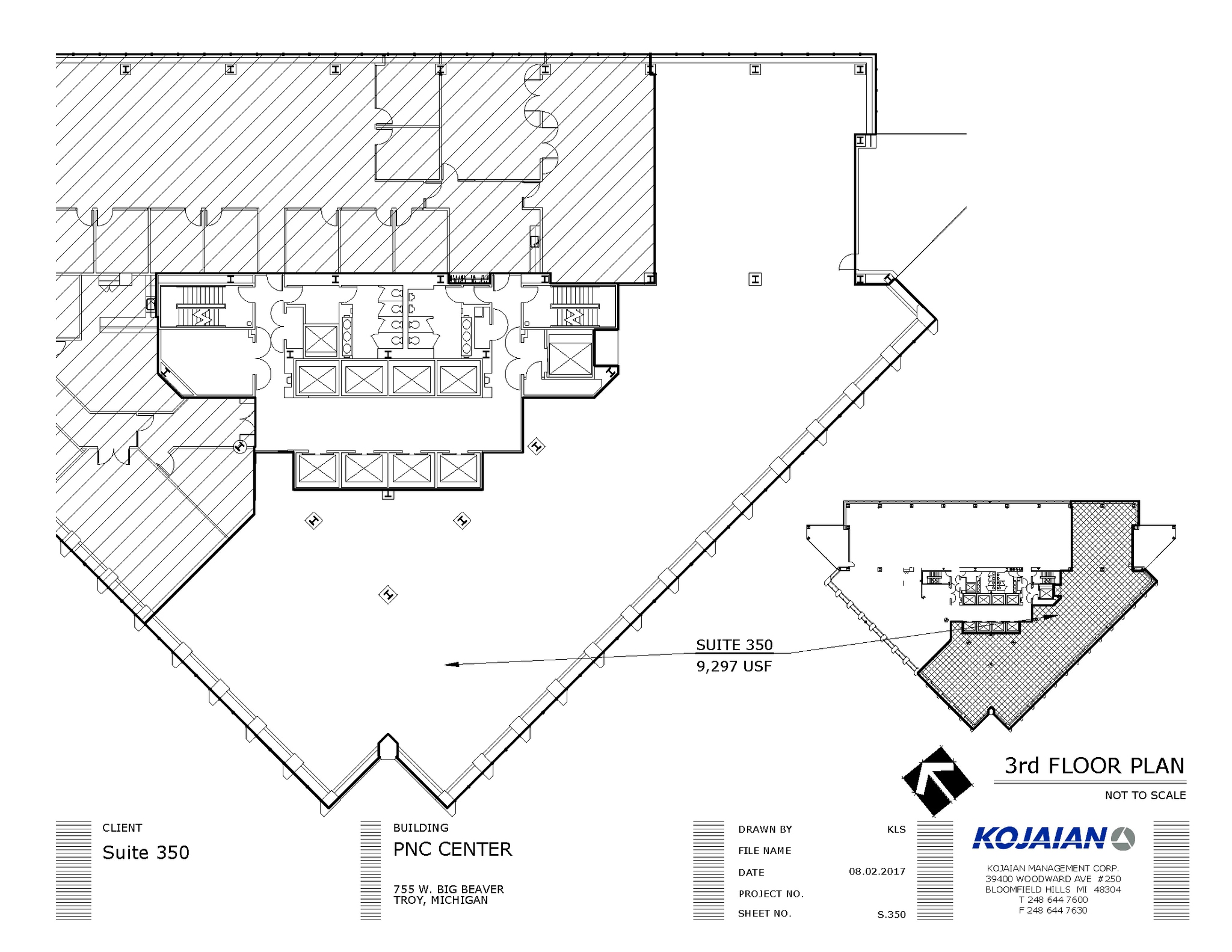 755 W Big Beaver Rd, Troy, MI for lease Floor Plan- Image 1 of 1