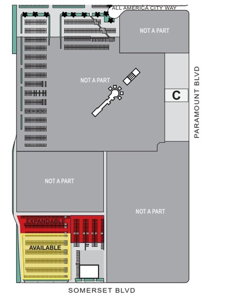 7775 Somerset Blvd, Paramount, CA for lease - Site Plan - Image 2 of 2