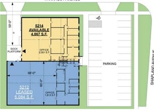 9742 W Foster Ave, Rosemont, IL for lease Floor Plan- Image 1 of 1