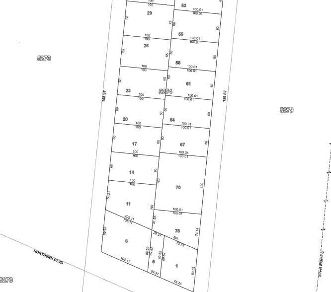 15817 Northern Blvd, Flushing, NY for sale - Plat Map - Image 1 of 1